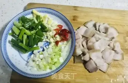 Make Spring fried meat step 8