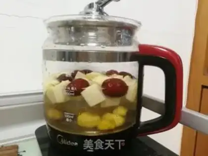 Make Chestnut apple palm tea step 2