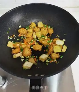 Make Chickenball tofu step 8