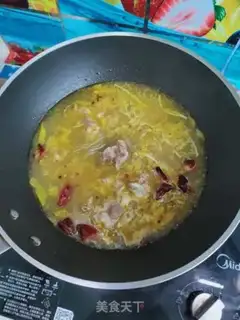 Make Potato soup, fat cow step 12