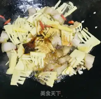 Make Spring fried meat step 14