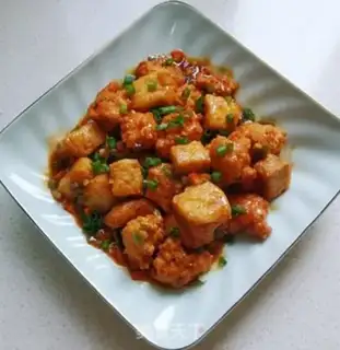 Make Chickenball tofu step 11