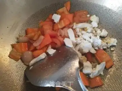 Make Quaffle tomato onions step 3