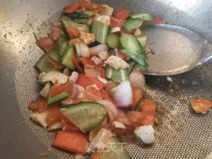 Make Quaffle tomato onions step 4