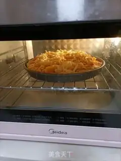 Make Corn mango pizza step 8