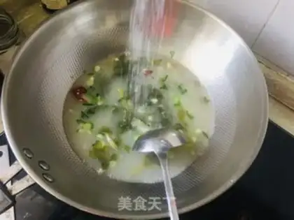 Make Mashed rice powder step 4