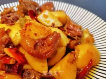 Make Potatoes for duck step 7