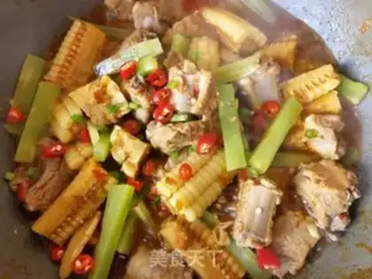 Make The corn rib step 19