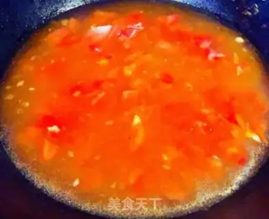 Make Tomato cucumber omelet soup step 6