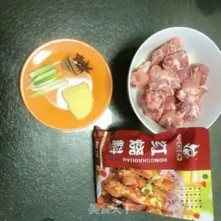 Make Red burn ribs step 0