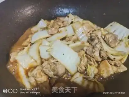 Make Chicken and cabbage step 5
