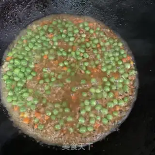Make Peas, fried meat step 7