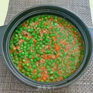 Make Peas, fried meat step 8