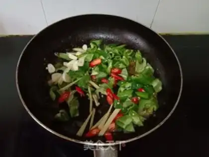 Make Pepper fried liver step 2