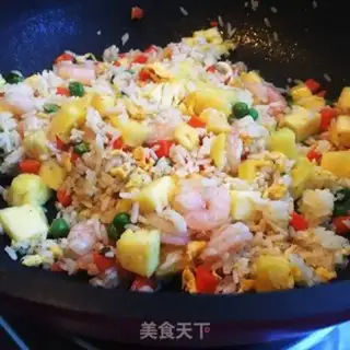 Make Lobster shrimp fried rice step 9