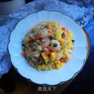Make Lobster shrimp fried rice step 10