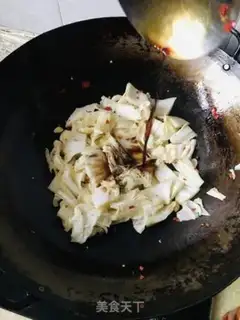 Make Cracked pepper cabbage step 2