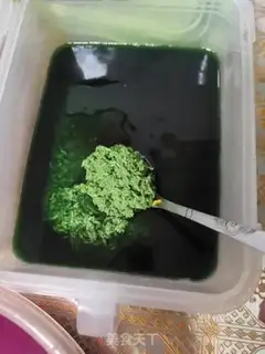 Make Five-colour rice rice step 5
