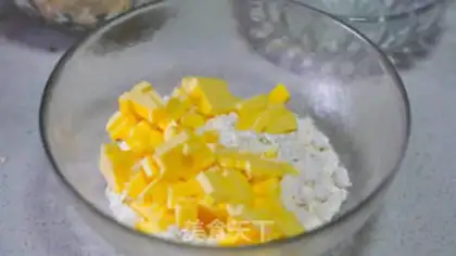 Make The sprouts and duck eggs step 1