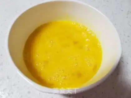 Make The sprouts and duck eggs step 4
