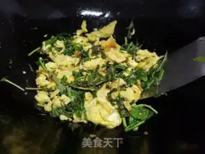 Make The sprouts and duck eggs step 5