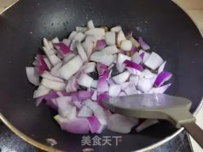 Make Onion fried meat step 2