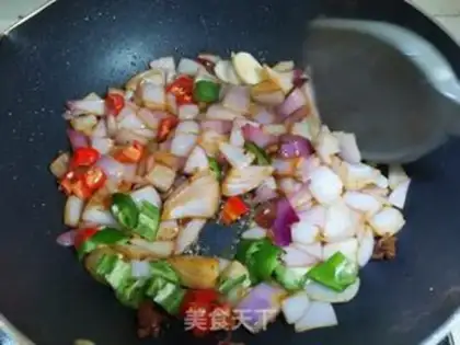 Make Onion fried meat step 4