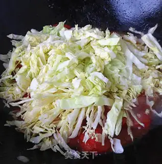 Make Tomato, cabbage step 5