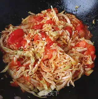 Make Tomato, cabbage step 6