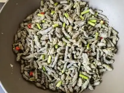 Make ♪ Little peppers of garlic ♪ step 14
