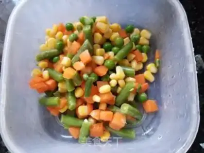 Make Fried rice powder step 1