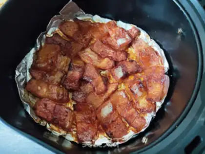 Make Air frying pots and veggies step 7