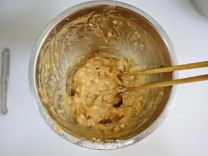 Make Scrambled rice balls step 3