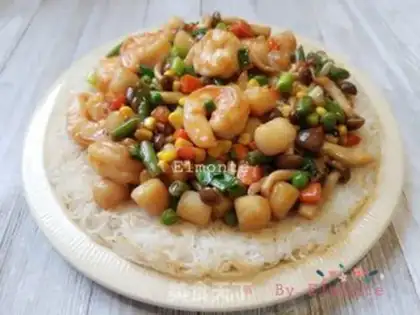 Make Fried rice powder step 17