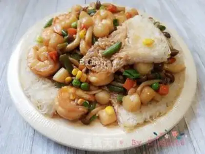 Make Fried rice powder step 18