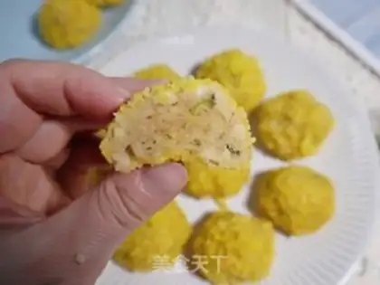Make Scrambled rice balls step 10