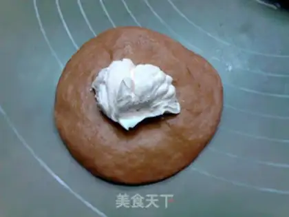 Make Cheese with a croissant, waffles step 7