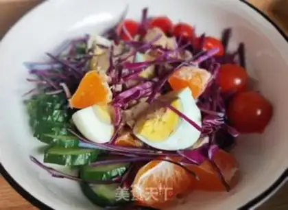 Make Vegetable salad bowl step 7