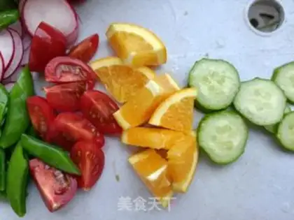 Make Sweet bean egg salad step 9