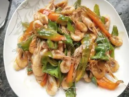 Make Chili shrimp step 9