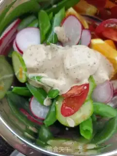 Make Sweet bean egg salad step 10