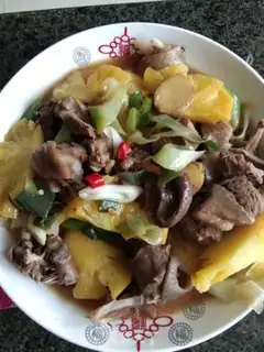 Make Pineapple curd duck step 6