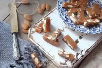 Make Almond taffy step 9