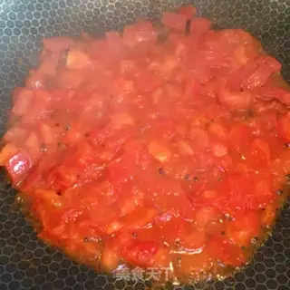 Make Tomato eggs, fried cake step 4