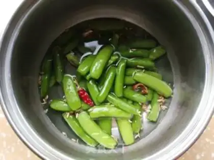 Make Five peas step 1