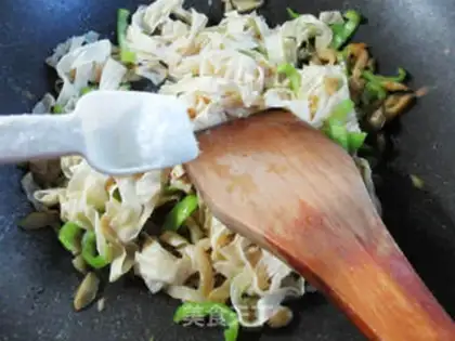 Make Green peppers for veggie tofu step 5