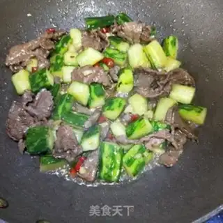 Make Beef cucumber step 9