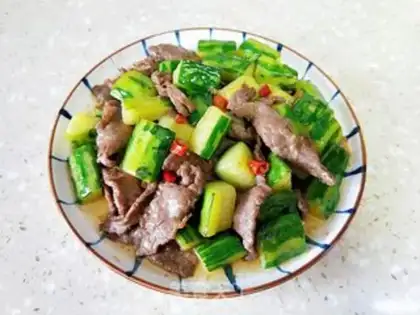 Make Beef cucumber step 10
