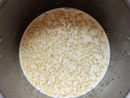 Make Carrot oatmeal shake step 2