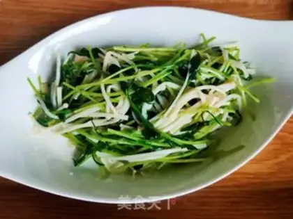 Make Black bean sprouts with golden needle mushrooms step 13